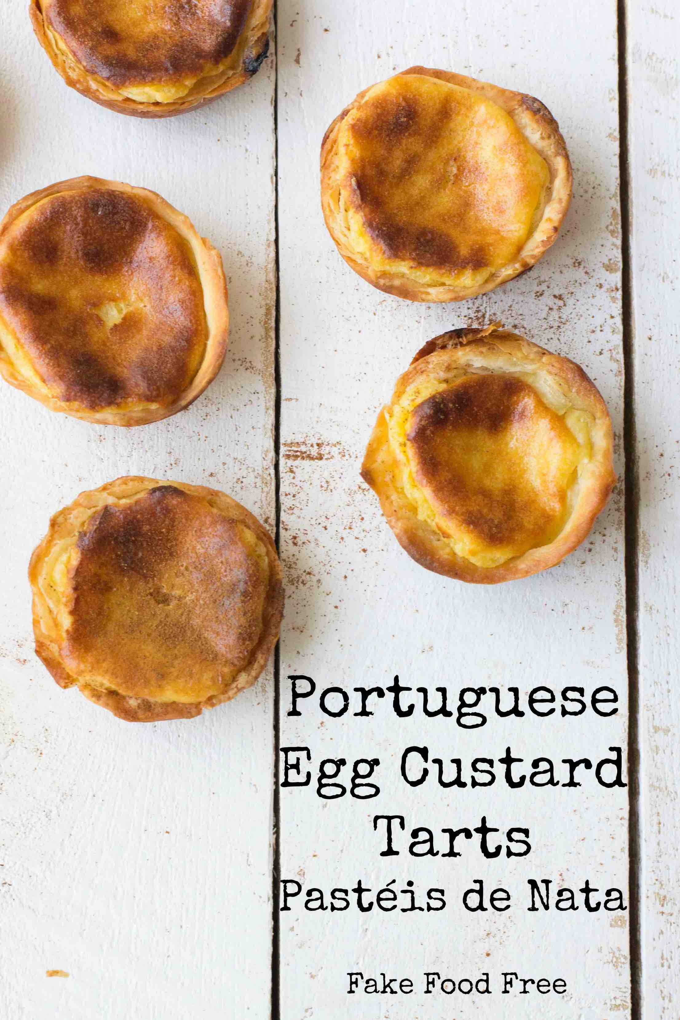 Crispy Egg Custard Tarts (Pastéis de Nata) from My Portugal by George ...