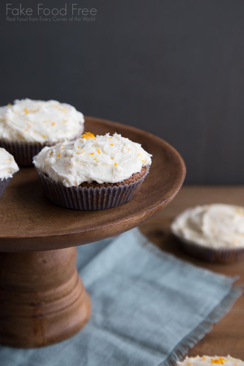 Gingerbread Cakes With Orange Buttercream Frosting Fake Food Free