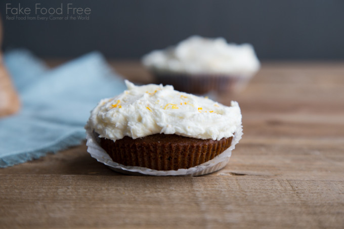 Gingerbread Cakes With Orange Buttercream Frosting Fake Food Free 0011